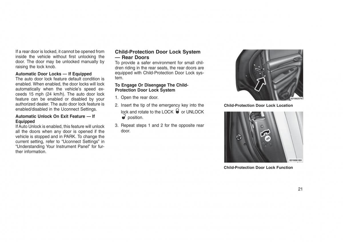 Jeep Grand Cherokee WK2 WH2 owners manual / page 25