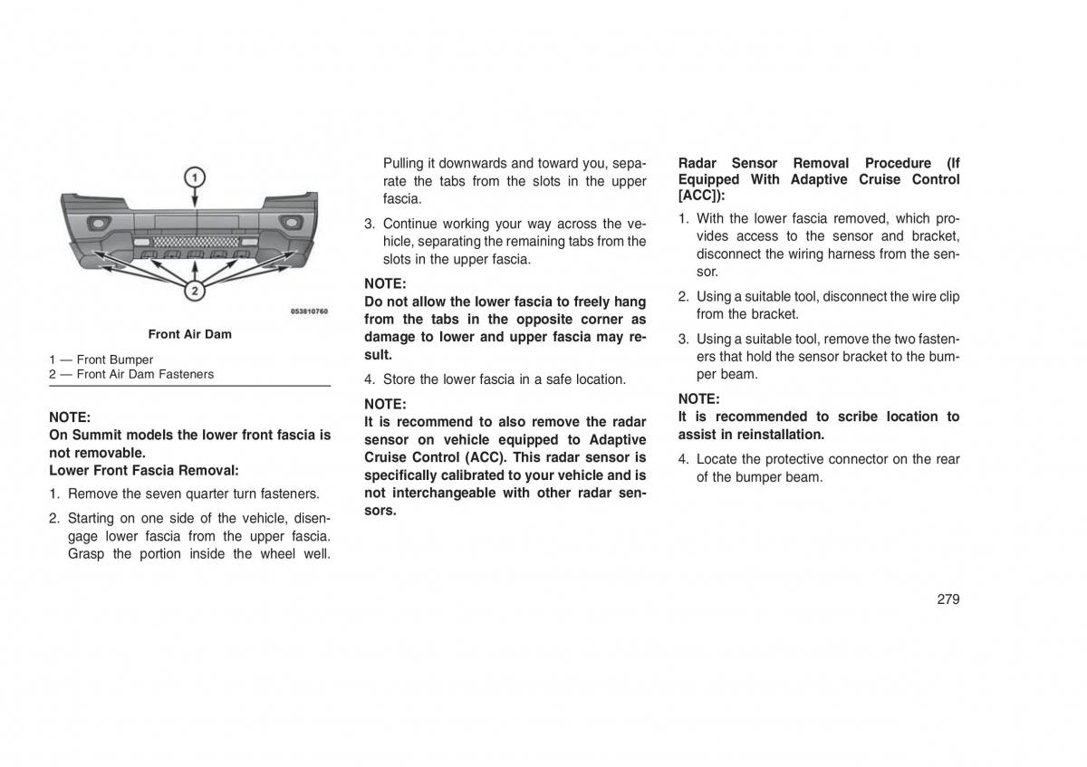 Jeep Grand Cherokee WK2 WH2 owners manual / page 283