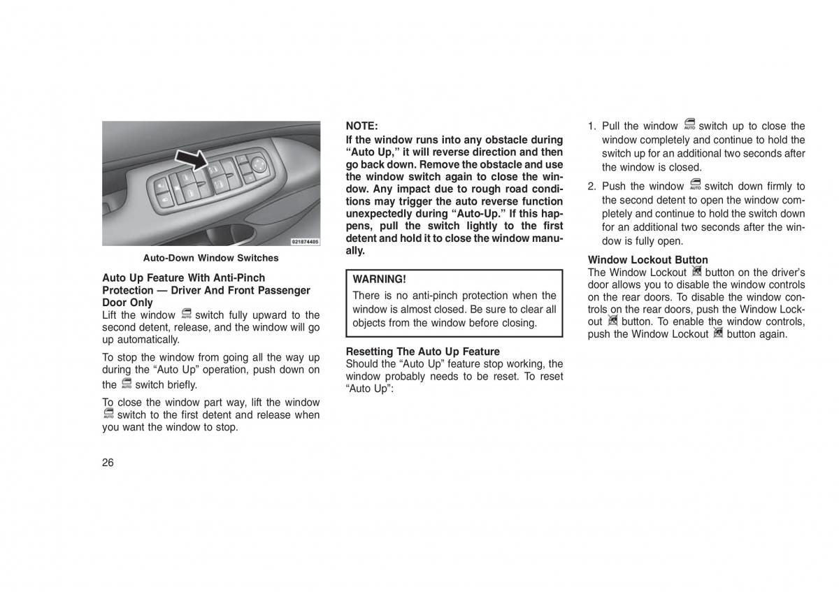 Jeep Grand Cherokee WK2 WH2 owners manual / page 30