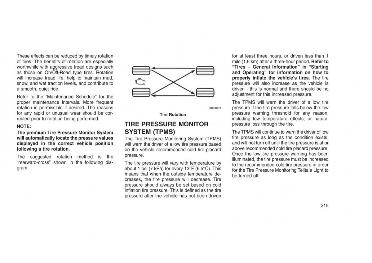 Jeep Grand Cherokee WK2 WH2 owners manual / page 319