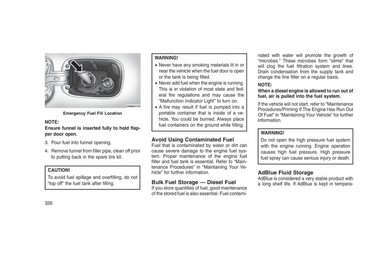 Jeep Grand Cherokee WK2 WH2 owners manual / page 330