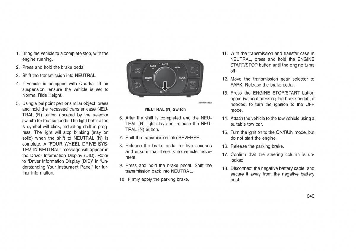 Jeep Grand Cherokee WK2 WH2 owners manual / page 347