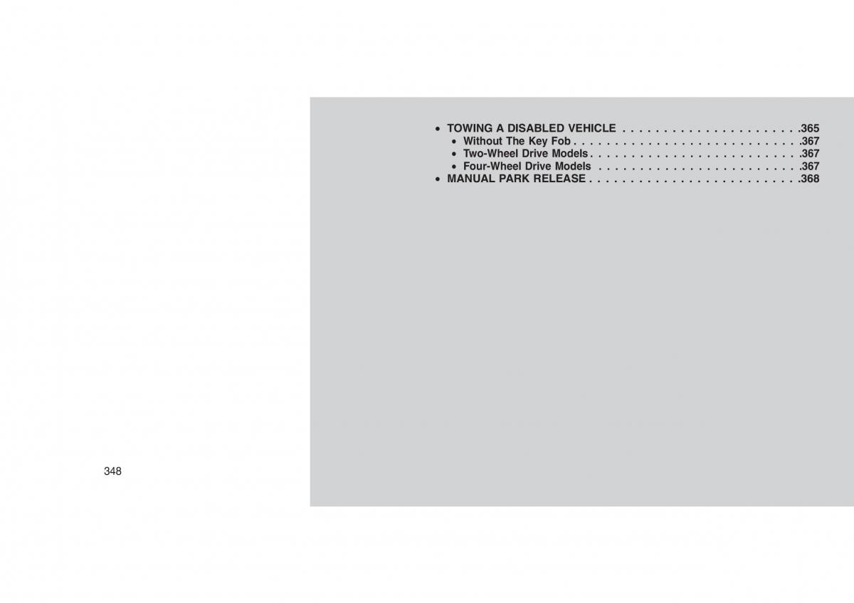 Jeep Grand Cherokee WK2 WH2 owners manual / page 352