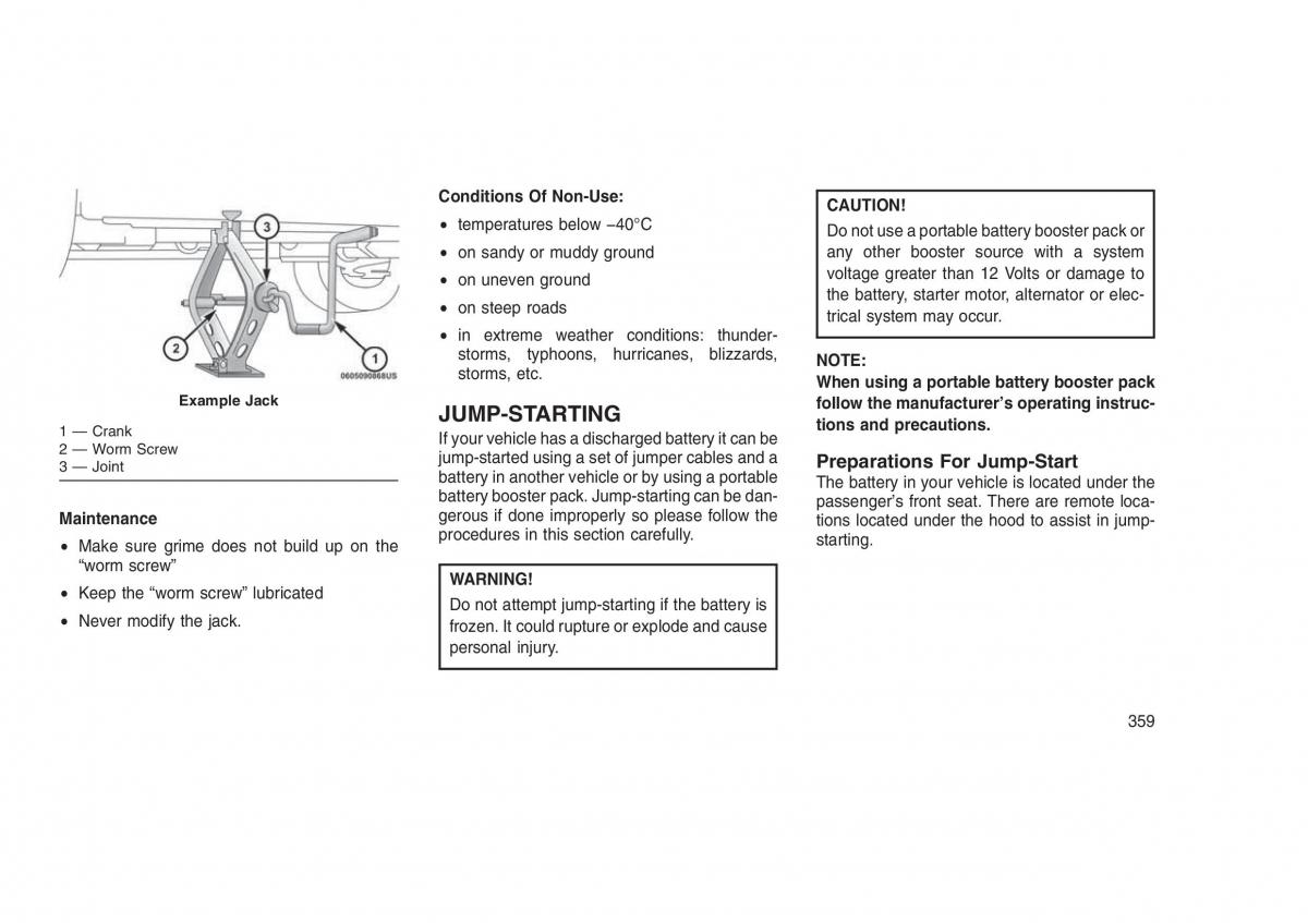 Jeep Grand Cherokee WK2 WH2 owners manual / page 363