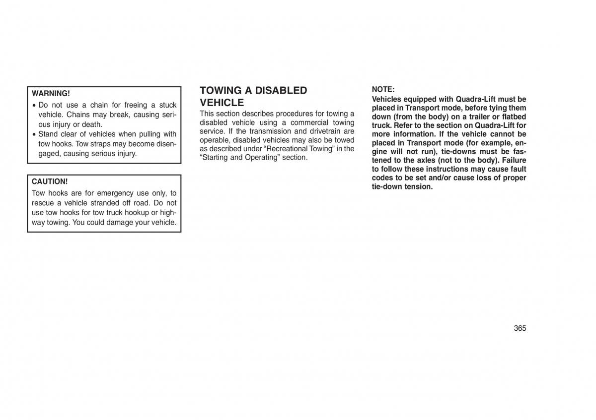 Jeep Grand Cherokee WK2 WH2 owners manual / page 369