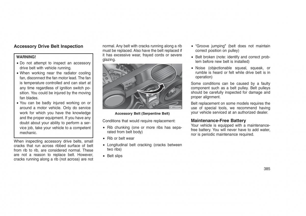 Jeep Grand Cherokee WK2 WH2 owners manual / page 389