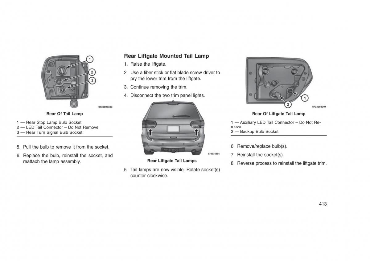 Jeep Grand Cherokee WK2 WH2 owners manual / page 417