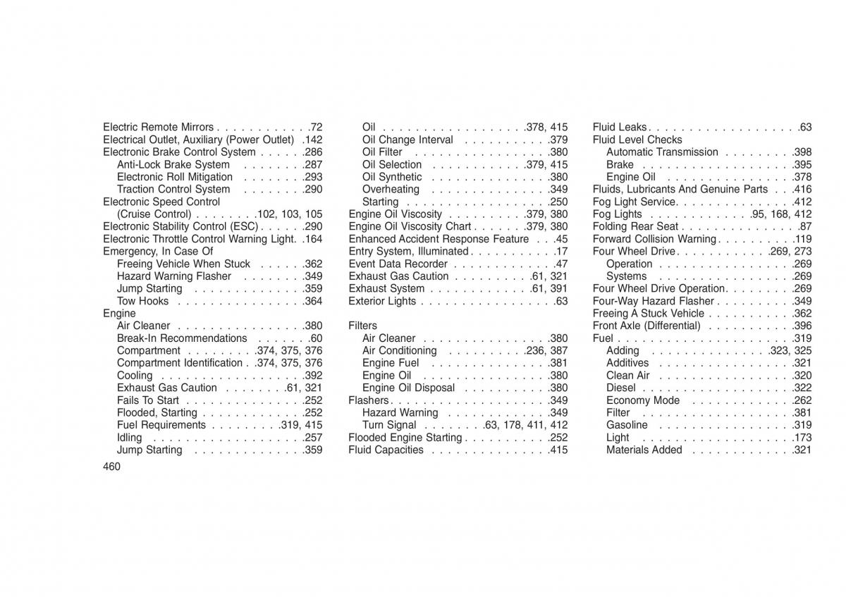 Jeep Grand Cherokee WK2 WH2 owners manual / page 464