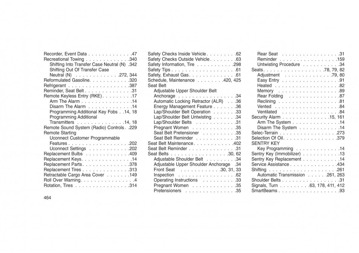 Jeep Grand Cherokee WK2 WH2 owners manual / page 468