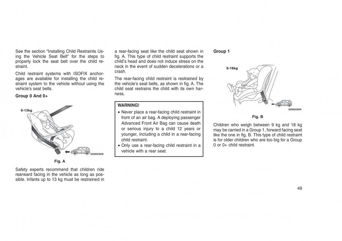 Jeep Grand Cherokee WK2 WH2 owners manual / page 53