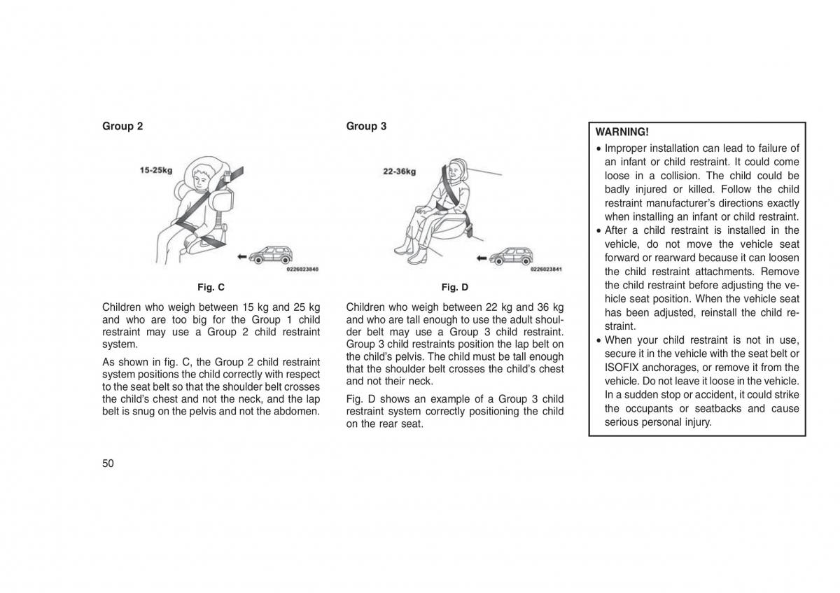 Jeep Grand Cherokee WK2 WH2 owners manual / page 54