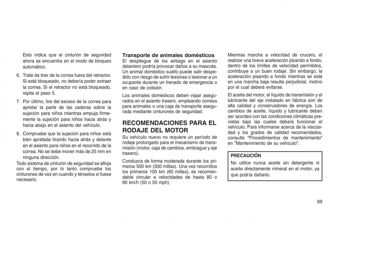 Jeep Grand Cherokee WK2 WH2 manual del propietario / page 73