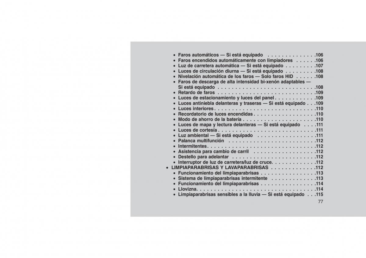 Jeep Grand Cherokee WK2 WH2 manual del propietario / page 81