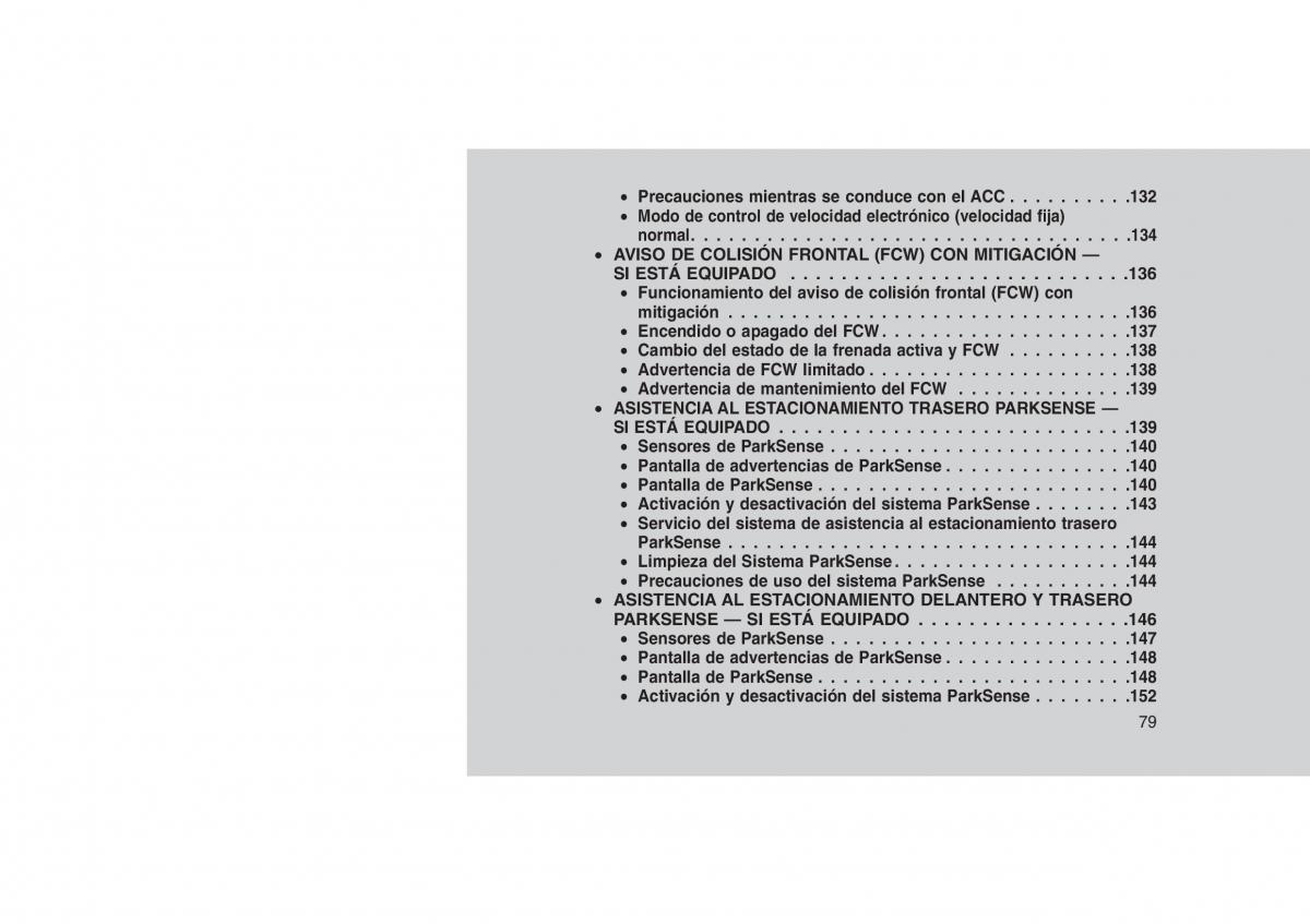 Jeep Grand Cherokee WK2 WH2 manual del propietario / page 83