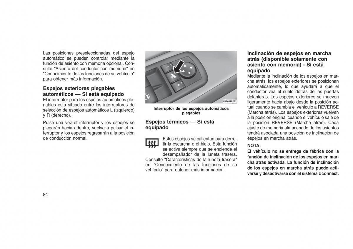 Jeep Grand Cherokee WK2 WH2 manual del propietario / page 88