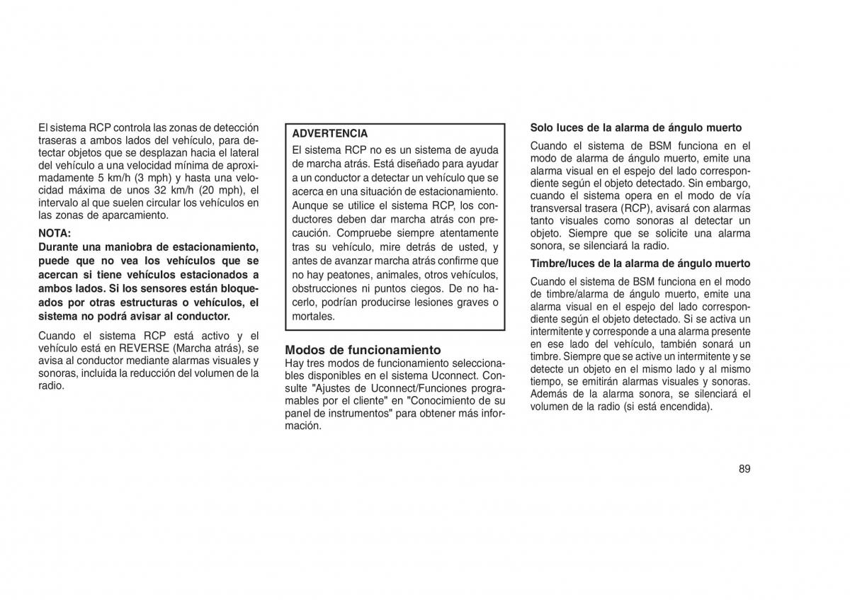 Jeep Grand Cherokee WK2 WH2 manual del propietario / page 93