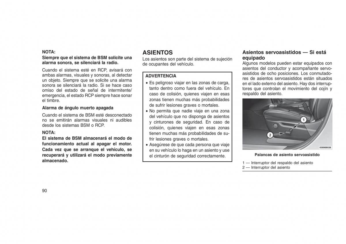 Jeep Grand Cherokee WK2 WH2 manual del propietario / page 94