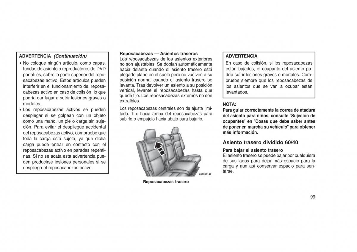 Jeep Grand Cherokee WK2 WH2 manual del propietario / page 103