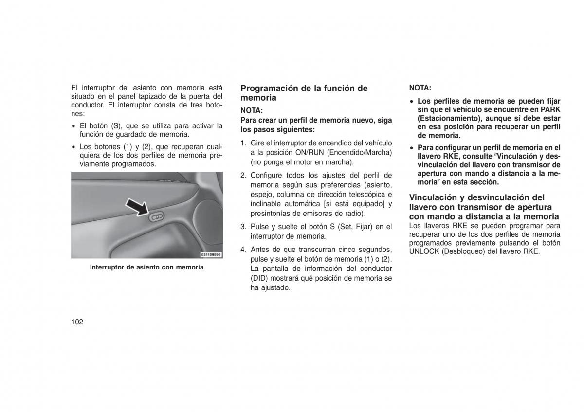 Jeep Grand Cherokee WK2 WH2 manual del propietario / page 106