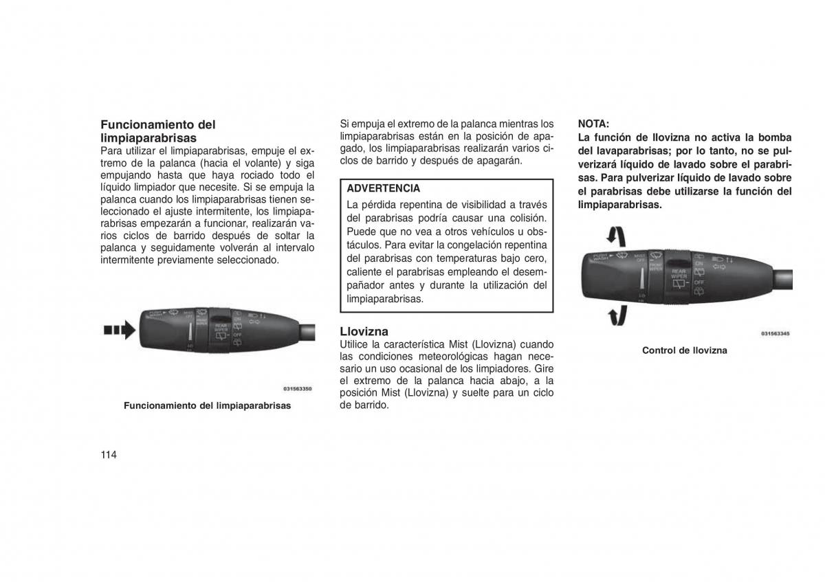 Jeep Grand Cherokee WK2 WH2 manual del propietario / page 118