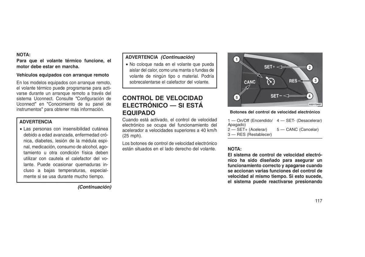 Jeep Grand Cherokee WK2 WH2 manual del propietario / page 121