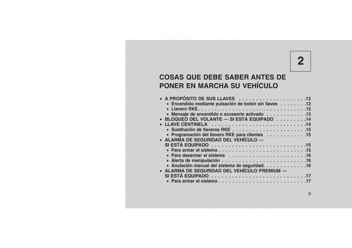 Jeep Grand Cherokee WK2 WH2 manual del propietario / page 13