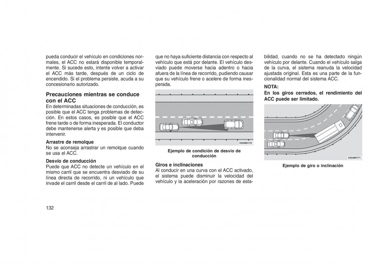 Jeep Grand Cherokee WK2 WH2 manual del propietario / page 136