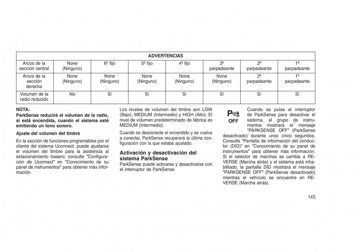 Jeep Grand Cherokee WK2 WH2 manual del propietario / page 147