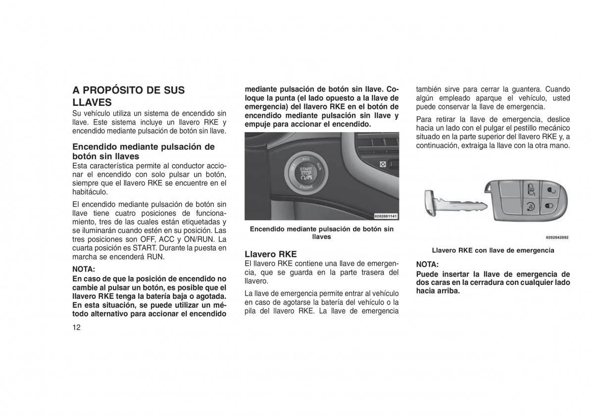 Jeep Grand Cherokee WK2 WH2 manual del propietario / page 16