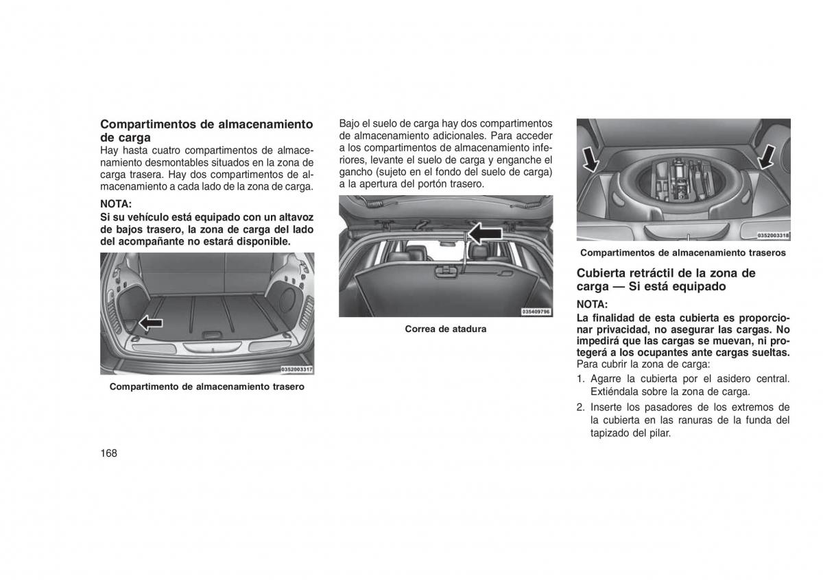 Jeep Grand Cherokee WK2 WH2 manual del propietario / page 172