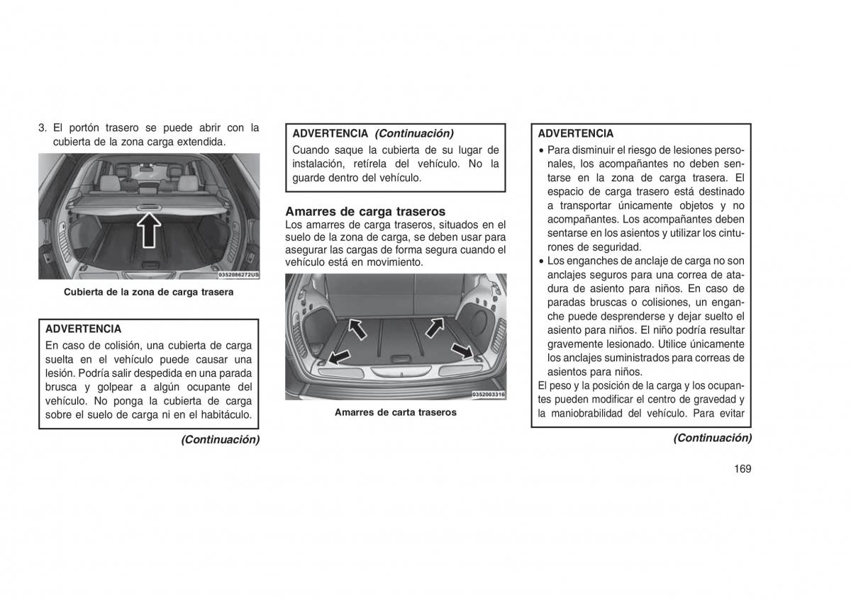 Jeep Grand Cherokee WK2 WH2 manual del propietario / page 173