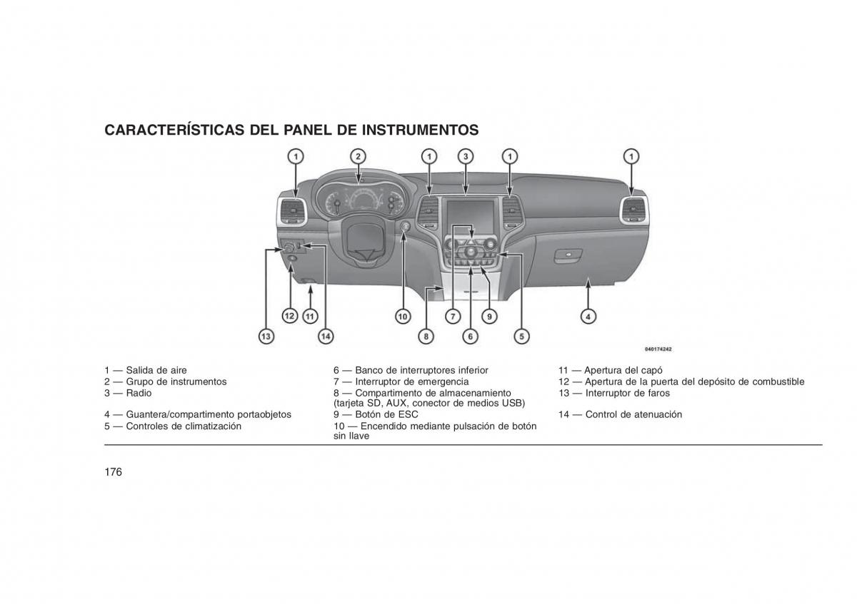 Jeep Grand Cherokee WK2 WH2 manual del propietario / page 180