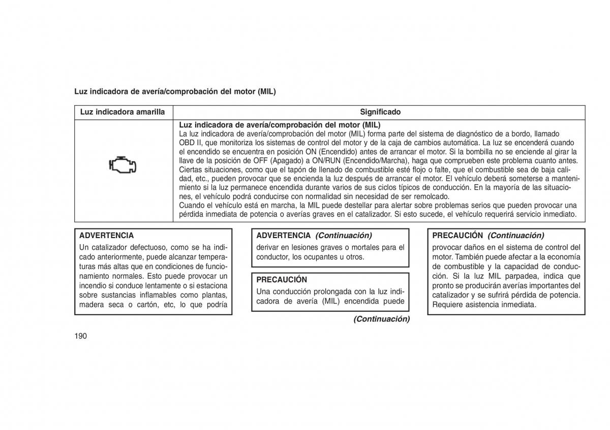 Jeep Grand Cherokee WK2 WH2 manual del propietario / page 194