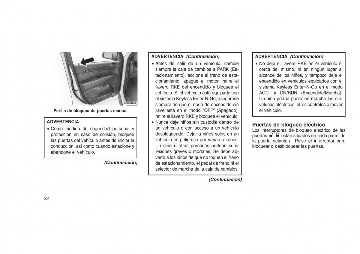 Jeep Grand Cherokee WK2 WH2 manual del propietario / page 26