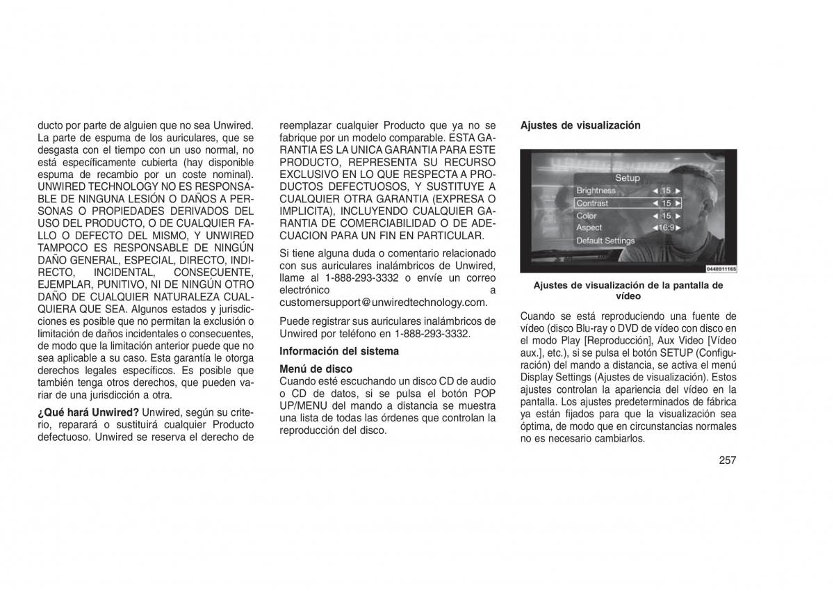 Jeep Grand Cherokee WK2 WH2 manual del propietario / page 261