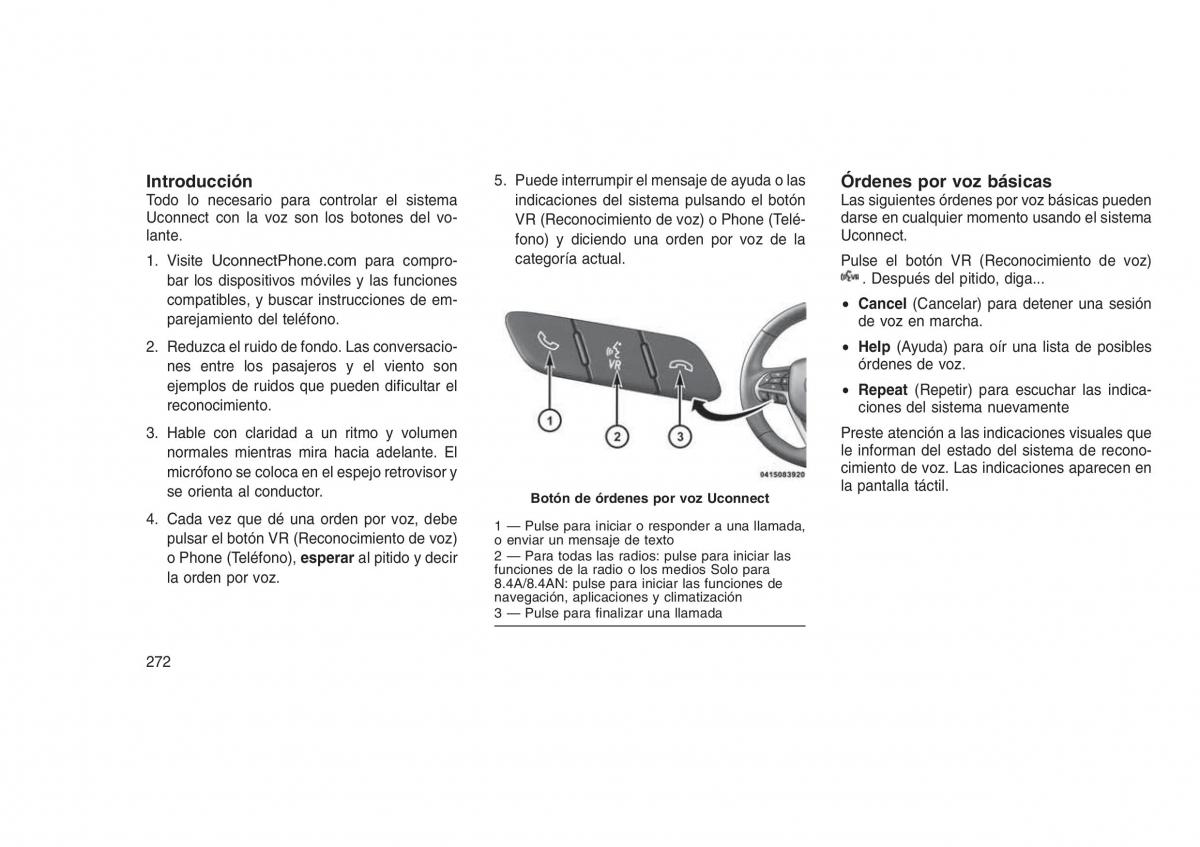 Jeep Grand Cherokee WK2 WH2 manual del propietario / page 276