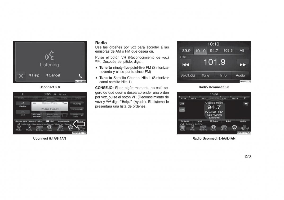 Jeep Grand Cherokee WK2 WH2 manual del propietario / page 277