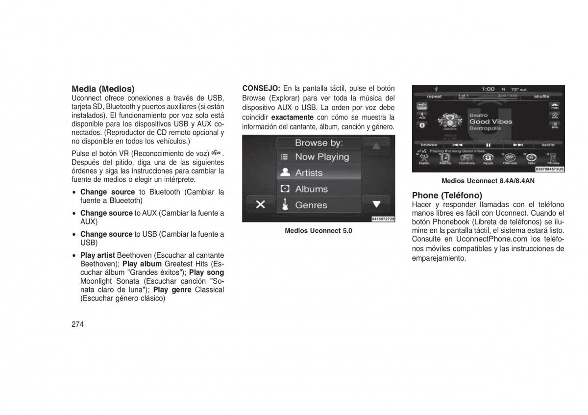 Jeep Grand Cherokee WK2 WH2 manual del propietario / page 278