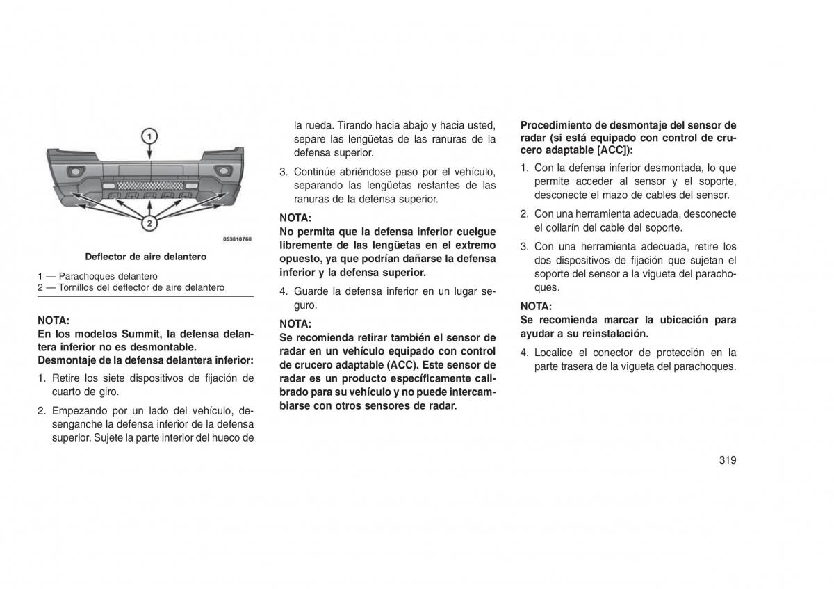 Jeep Grand Cherokee WK2 WH2 manual del propietario / page 323