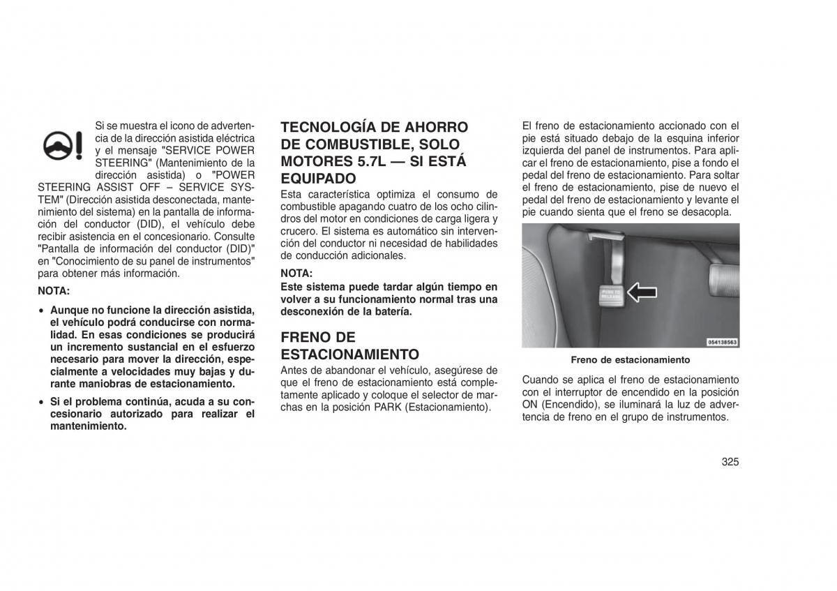 Jeep Grand Cherokee WK2 WH2 manual del propietario / page 329