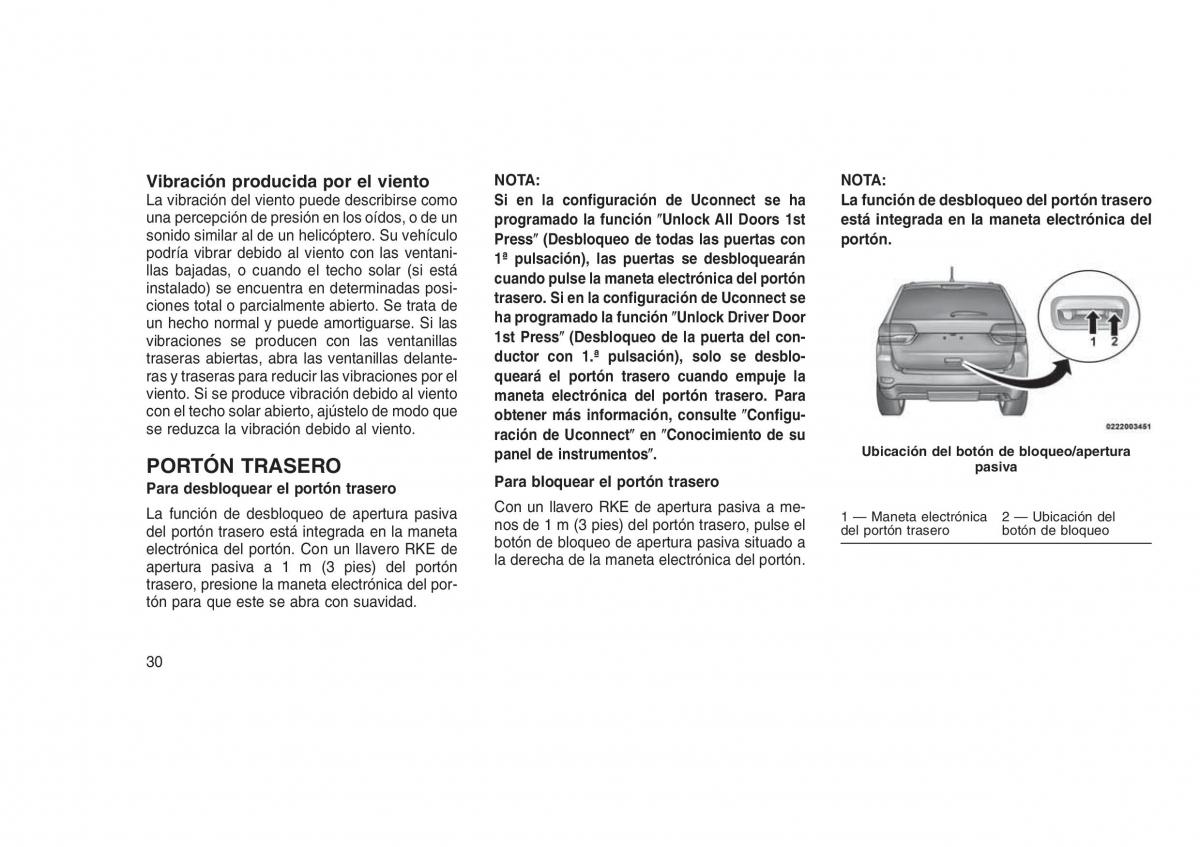 Jeep Grand Cherokee WK2 WH2 manual del propietario / page 34