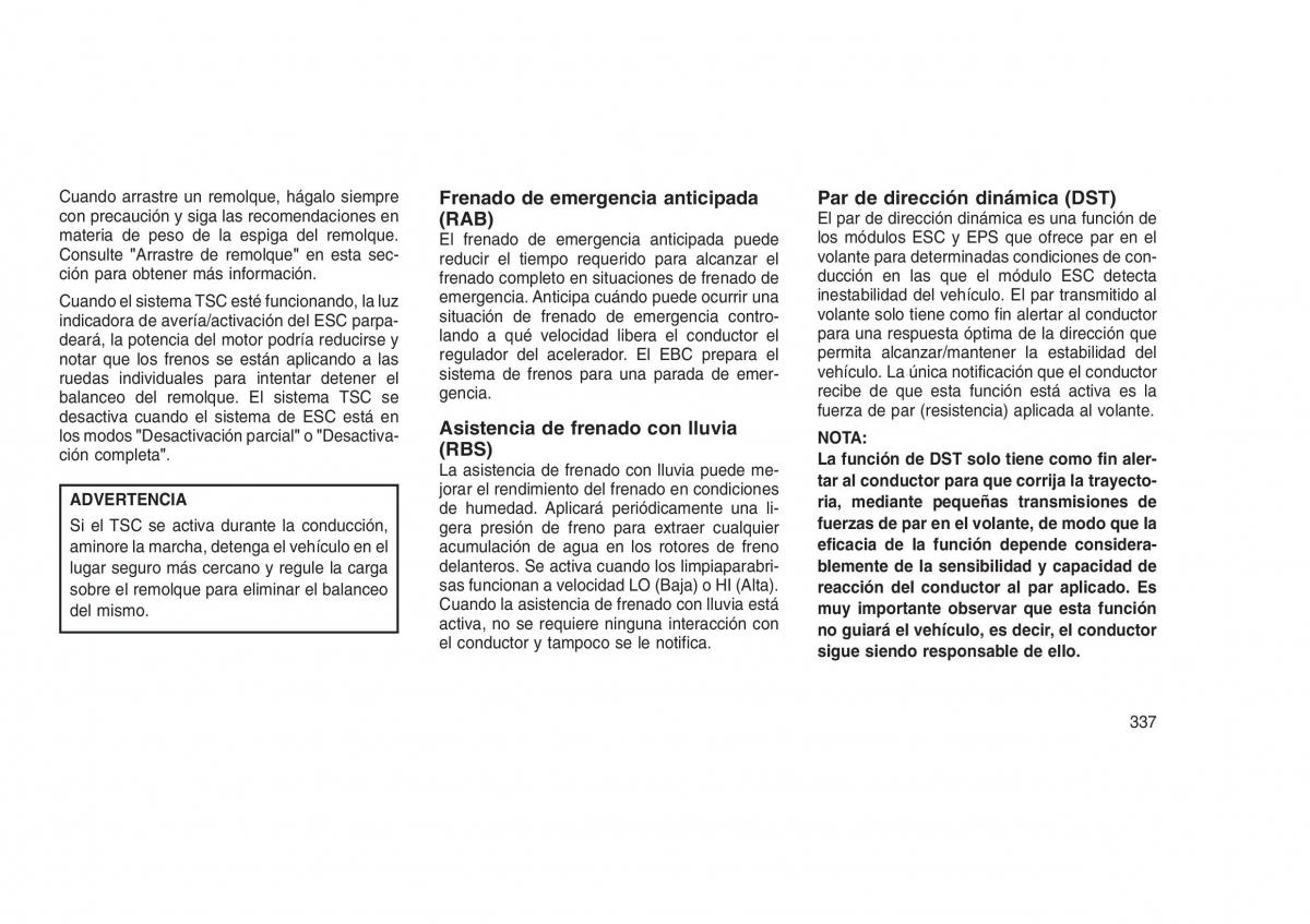 Jeep Grand Cherokee WK2 WH2 manual del propietario / page 341