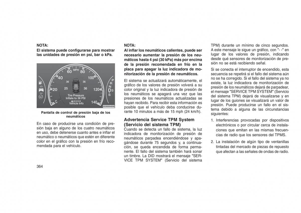 Jeep Grand Cherokee WK2 WH2 manual del propietario / page 368