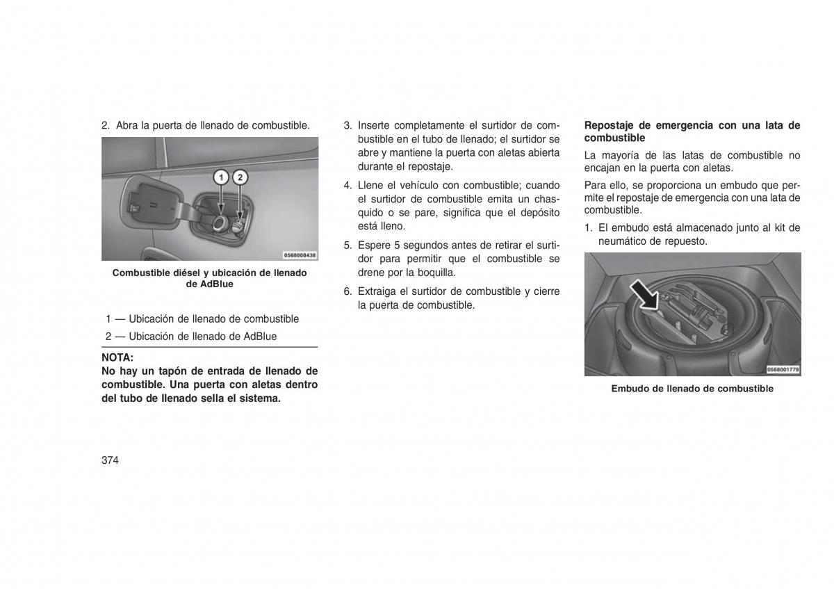 Jeep Grand Cherokee WK2 WH2 manual del propietario / page 378