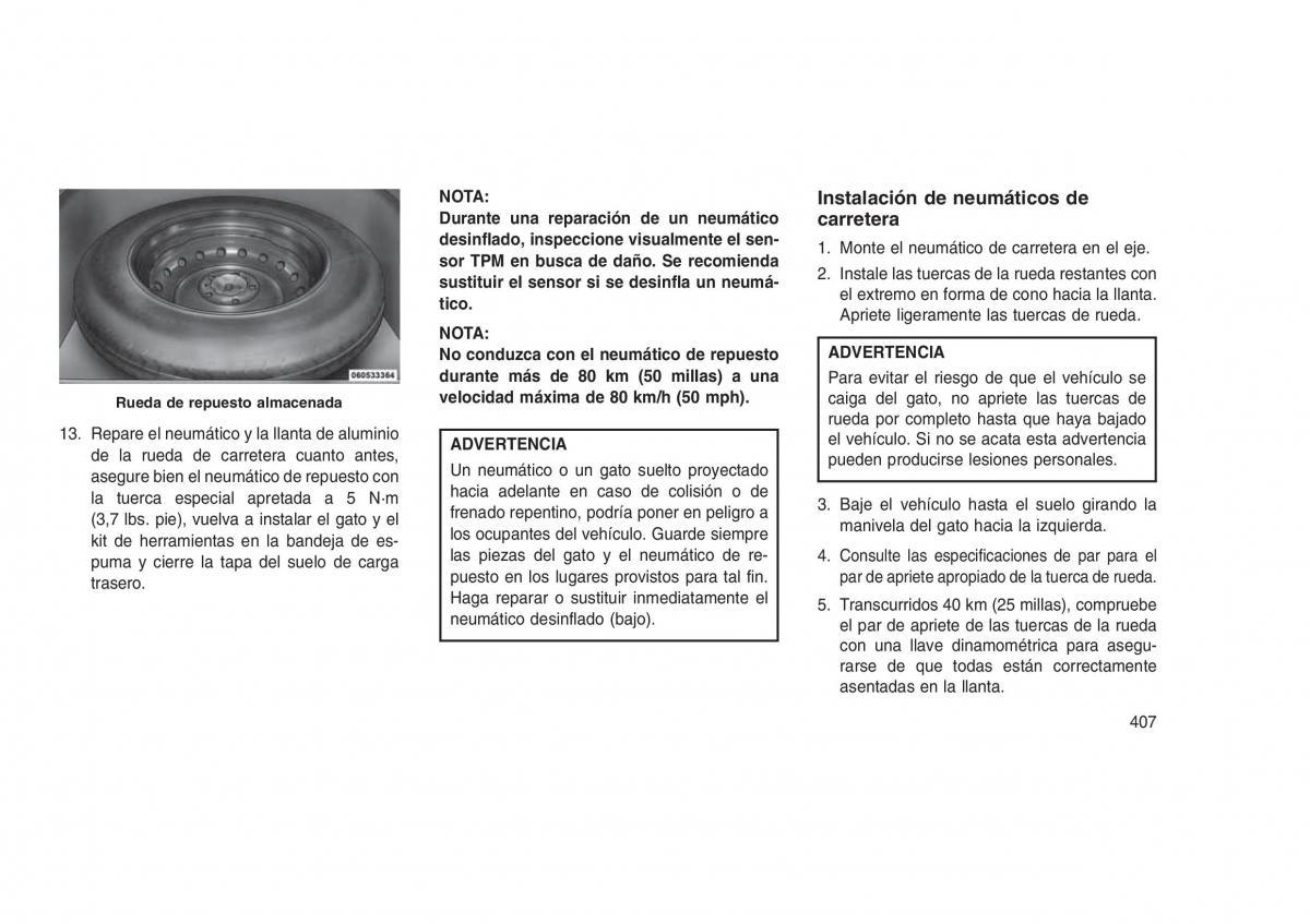 Jeep Grand Cherokee WK2 WH2 manual del propietario / page 411