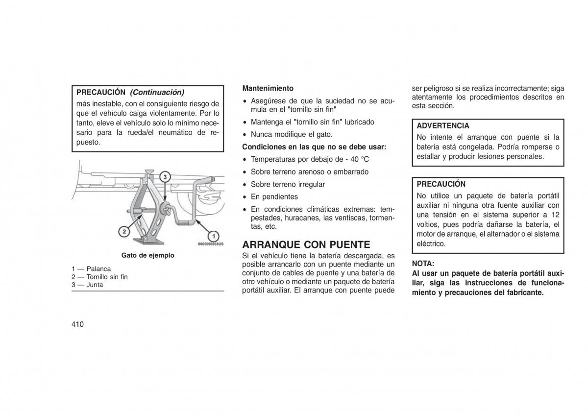 Jeep Grand Cherokee WK2 WH2 manual del propietario / page 414