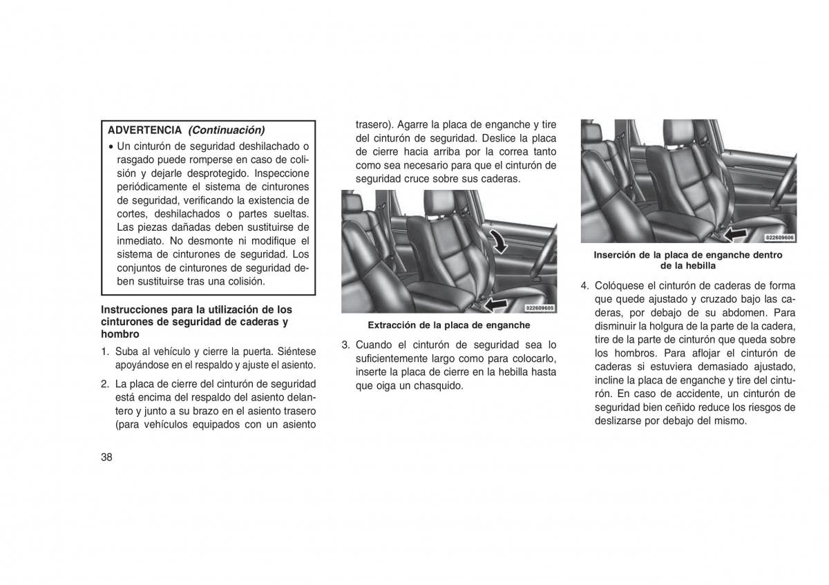 Jeep Grand Cherokee WK2 WH2 manual del propietario / page 42