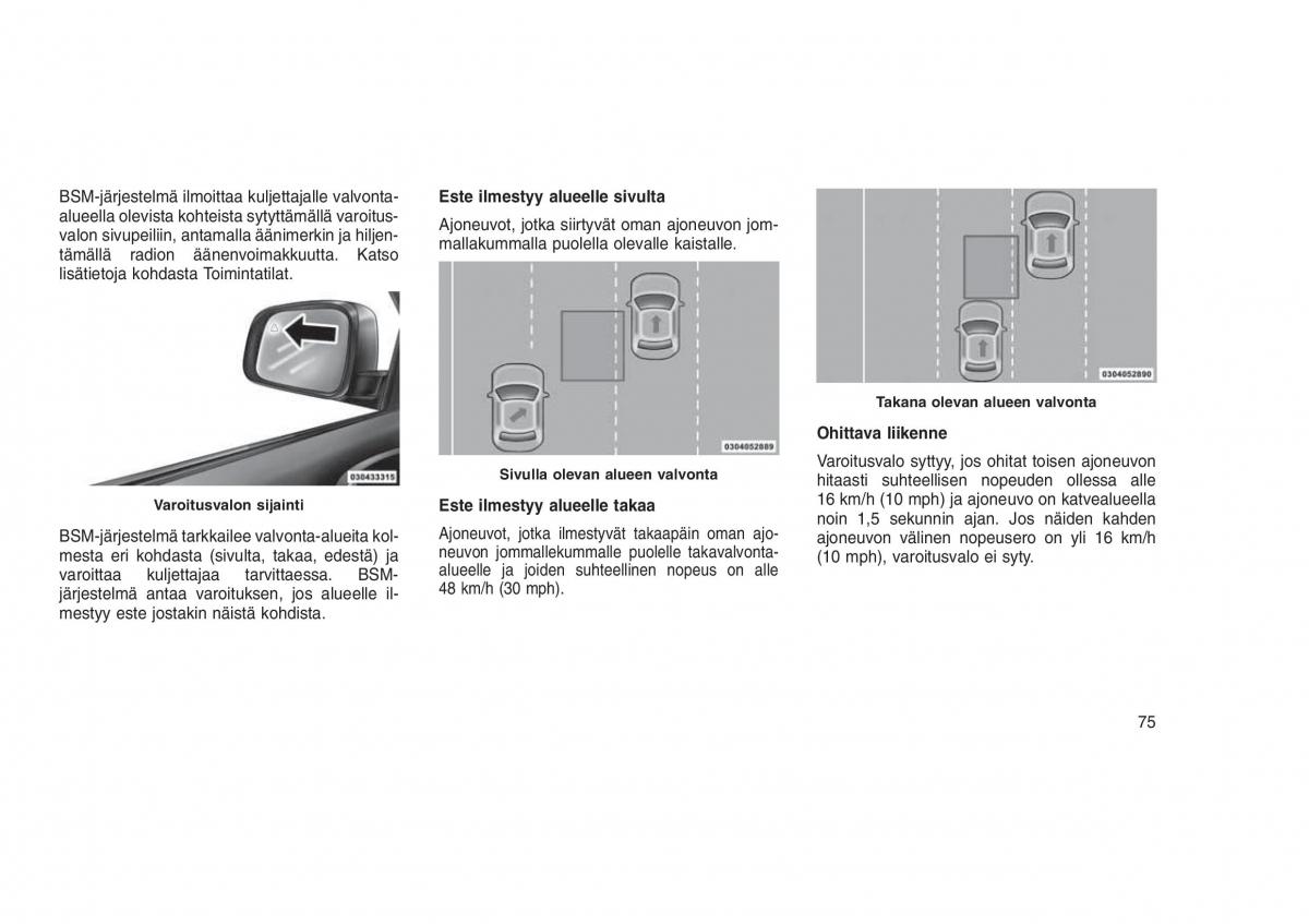 Jeep Grand Cherokee WK2 WH2 omistajan kasikirja / page 79