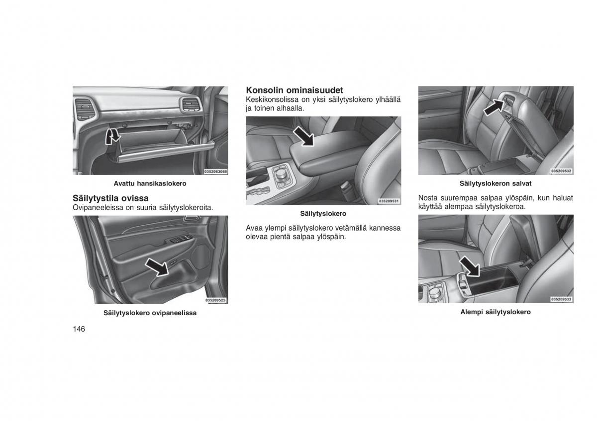 Jeep Grand Cherokee WK2 WH2 omistajan kasikirja / page 150