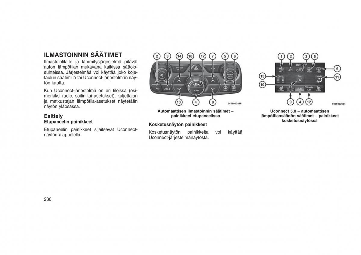 Jeep Grand Cherokee WK2 WH2 omistajan kasikirja / page 240